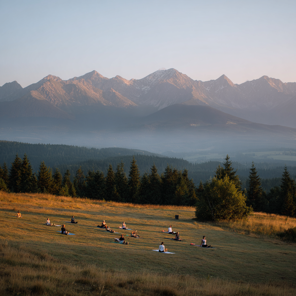 Йога студія з природним освітленням